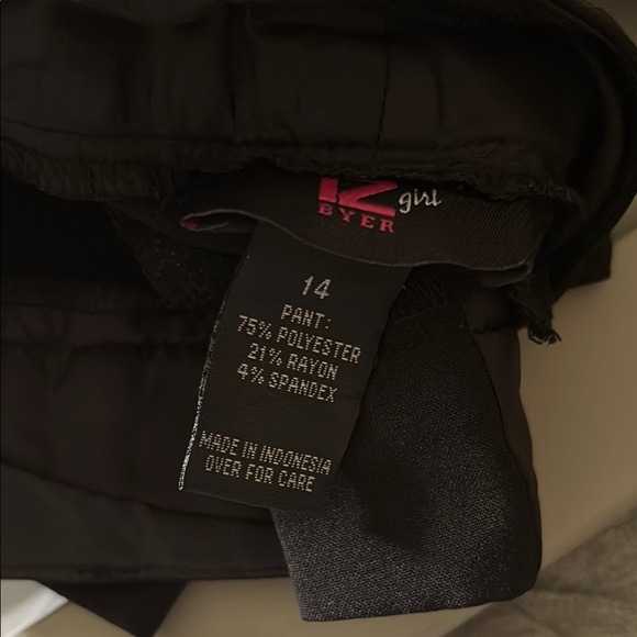 Iz Byer Black Formal Trousers Wide Leg - Picture 3 of 3